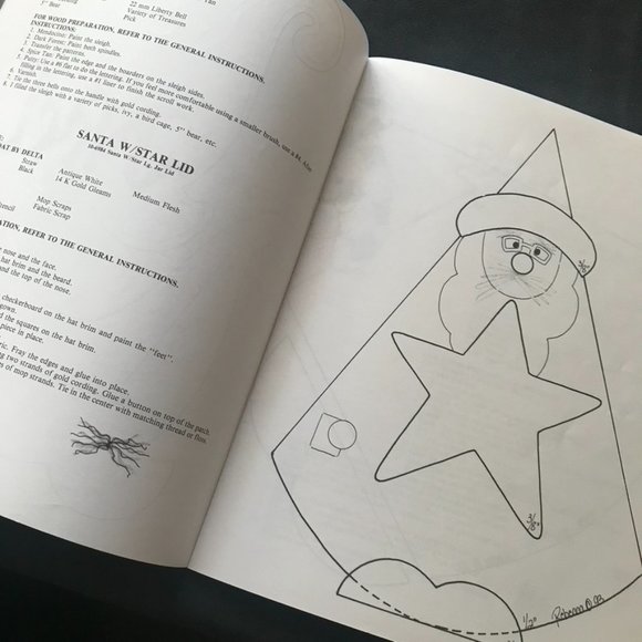 Seasons Greetings Rebecca Carter Christmas Tole Painting Christmas Santa 39 pgs. - Picture 7 of 8